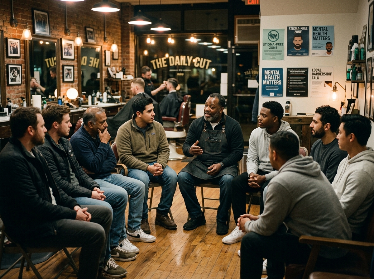 Barbershop Talks: De-Stigmatizing Male & Youth Mental Health