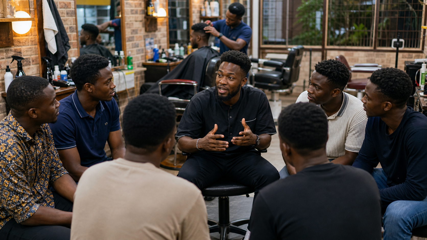 Barbershop Talks: De-Stigmatizing Male & Youth Mental Health